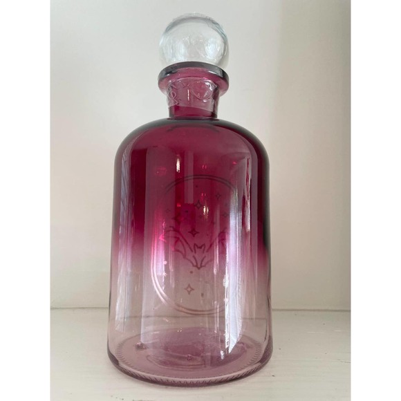 Target Holiday Target Glass Gold Bat Ombre Decanter Halloween 223